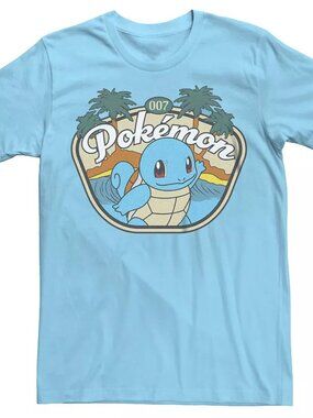 Men's Pokemon Beach Mode Squirtle Graphic Tee